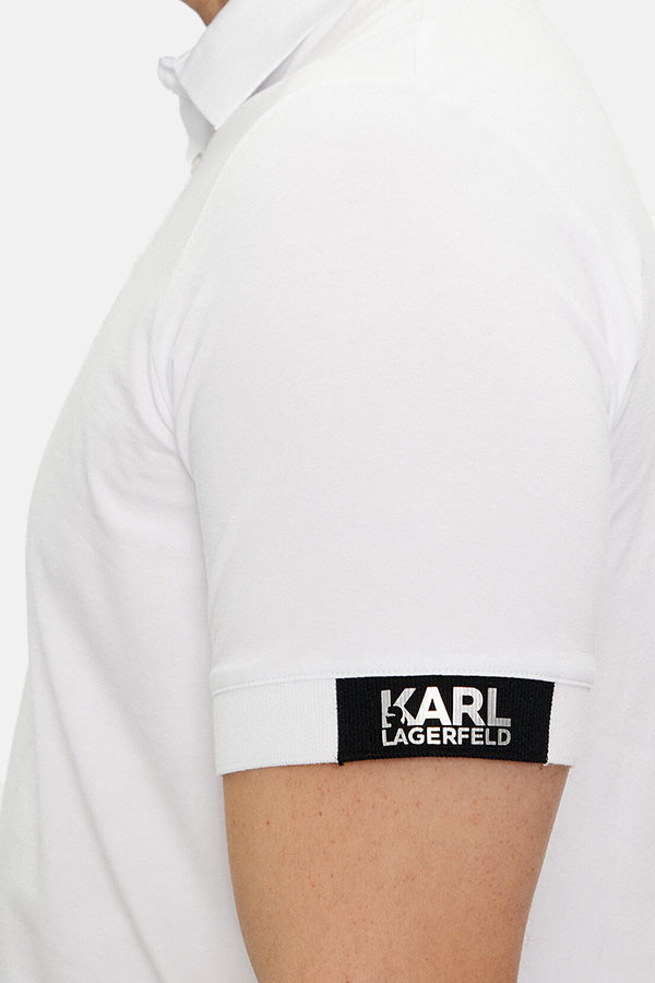 ΜΠΛΟΥΖΑ ΠΟΛΟ KARL LAGERFELD - 10 ΛΕΥΚΟ